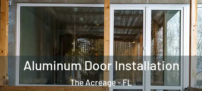  Aluminum Door Installation The Acreage - FL