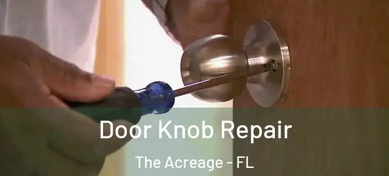  Door Knob Repair The Acreage - FL