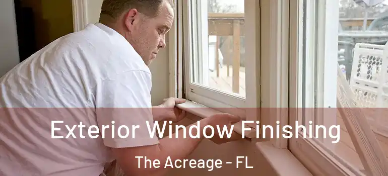  Exterior Window Finishing The Acreage - FL