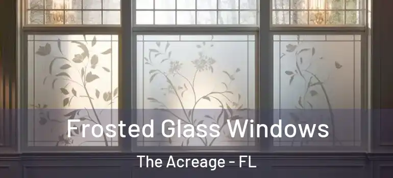  Frosted Glass Windows The Acreage - FL