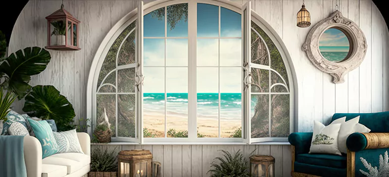 Interior Half-round Windows in The Acreage, FL