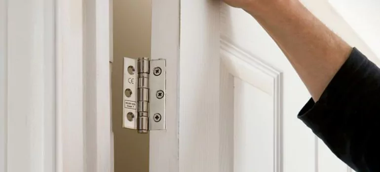 Bathroom Stall Door Hinge Repair in The Acreage, FL