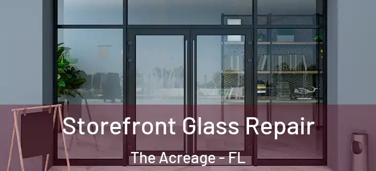  Storefront Glass Repair The Acreage - FL