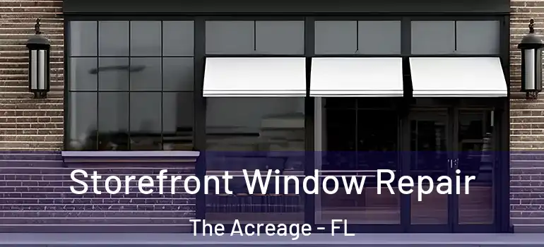  Storefront Window Repair The Acreage - FL