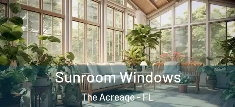  Sunroom Windows The Acreage - FL