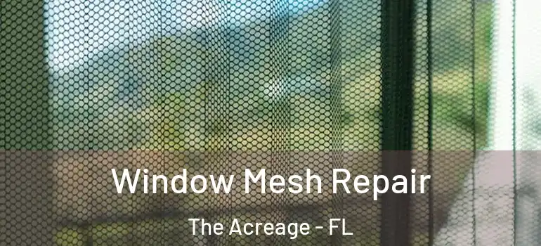 Window Mesh Repair The Acreage - FL